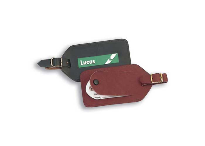 7516 - Luggage Tag with Button Security Flap